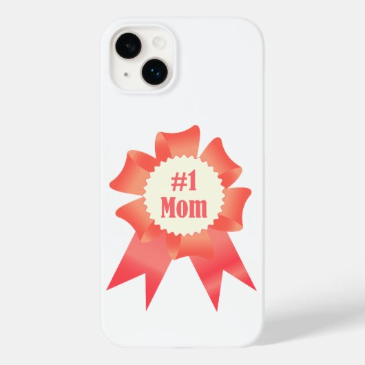Dankbaarheid Nummer Een Moeder winnaar award lint Case-Mate iPhone Case (Achterkant)