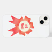 Dankbaarheid Nummer Een Moeder winnaar award lint Case-Mate iPhone Case (Achterkant (horizontaal))