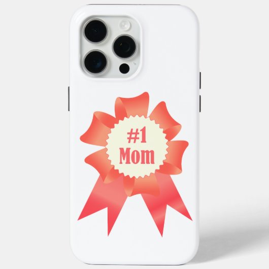 Dankbaarheid Nummer Een Moeder winnaar award lint Case-Mate iPhone Case (Achterkant)