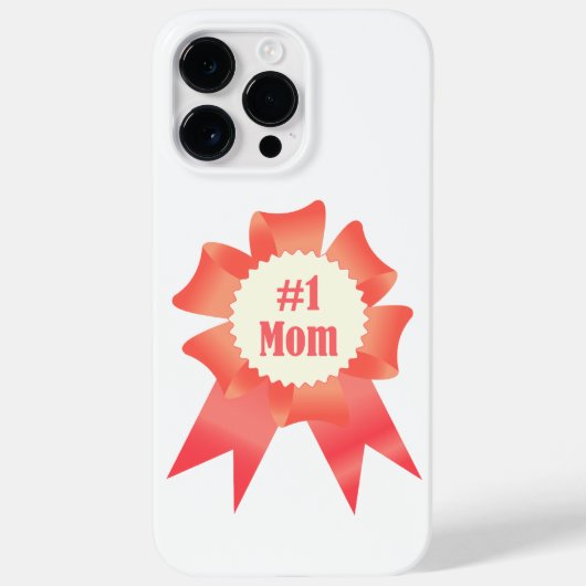 Dankbaarheid Nummer Een Moeder winnaar award lint Case-Mate iPhone Case (Achterkant)