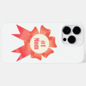 Dankbaarheid Nummer Een Moeder winnaar award lint Case-Mate iPhone Case (Achterkant (horizontaal))