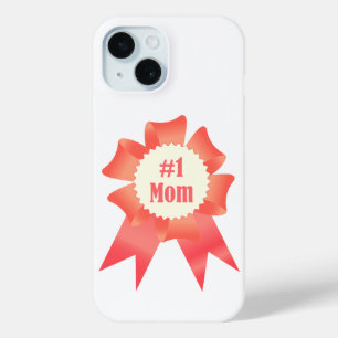 Dankbaarheid Nummer Een Moeder winnaar award lint iPhone 15 Case