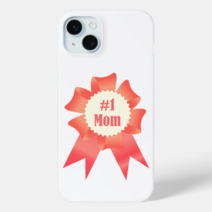 Dankbaarheid Nummer Een Moeder winnaar award lint iPhone 15 Mini Hoesje