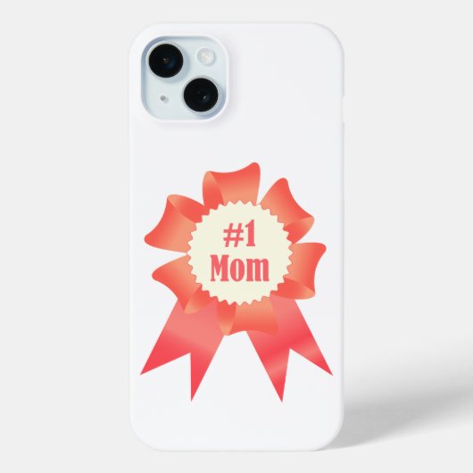 Dankbaarheid Nummer Een Moeder winnaar award lint Case-Mate iPhone Case (Achterkant)