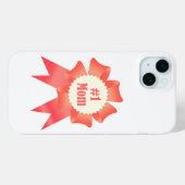 Dankbaarheid Nummer Een Moeder winnaar award lint Case-Mate iPhone Case (Achterkant (horizontaal))