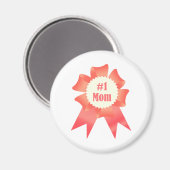 Dankbaarheid Nummer Een Moeder winnaar award lint Magneet (Voorkant / Achterkant)