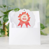 Dankbaarheid Nummer Een Moeder winnaar award lint