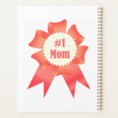 Dankbaarheid Nummer Een Moeder winnaar award lint Planner (Achterkant)