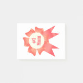 Dankbaarheid Nummer Een Moeder winnaar award lint Post-it® Notes (Voorkant)