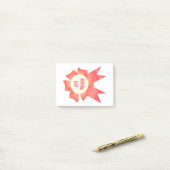 Dankbaarheid Nummer Een Moeder winnaar award lint Post-it® Notes (Op bureau)