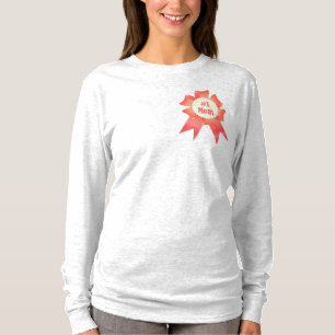 Dankbaarheid Nummer Een Moeder winnaar award lint T-shirt