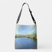 Dankbaarheid Onderweg Crossbody Tas (Achterkant)