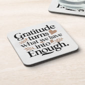 Dankbaarheid Onderzetter (Linkerzijde)