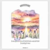 dankbaarheid positieve bevestiging sticker (Vel)