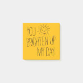 Dankbaarheid Post Its - Jullie fleuren mijn dag op Post-it® Notes (Voorkant)
