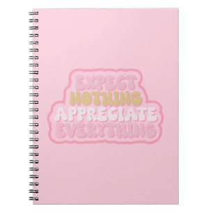Dankbaarheid Quote Muurdecoratie Notitieboek