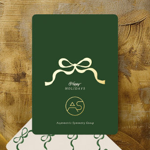 Dankbaarheid & seizoenen   Bedrijfsvriendelijke gr Folie Feestdagenkaart