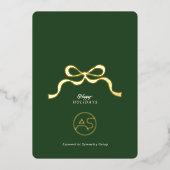 Dankbaarheid & Seizoenen | Zakelijke Groeten Bedri Folie Feestdagenkaart (Voorkant)