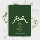 Dankbaarheid & Seizoenen | Zakelijke Groeten Bedri Folie Feestdagenkaart