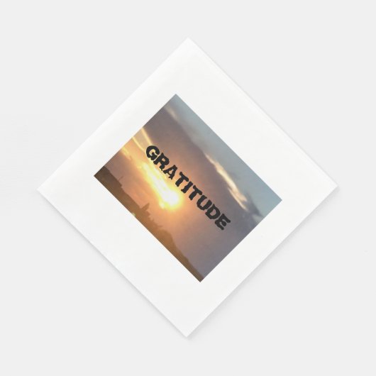 dankbaarheid servet (Hoek)