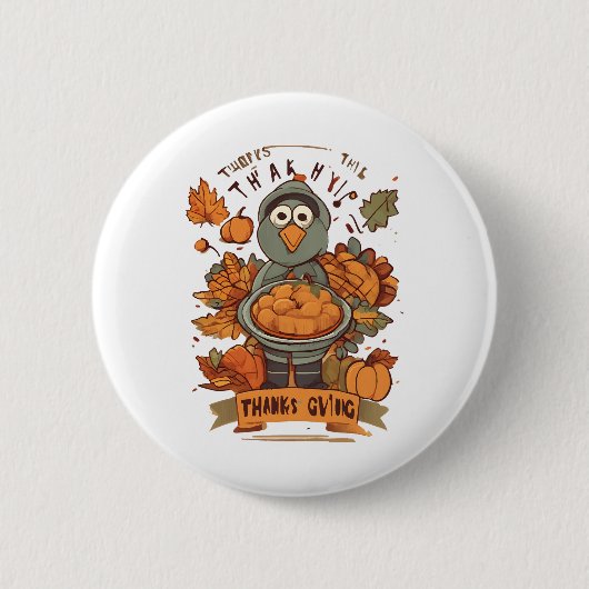 Dankbaarheid Tonen en Liefde Delen Ronde Button 5,7 Cm (Voorkant)