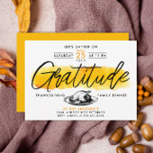 Dankbaarheid Turkije Thanksgiving Diner Waterverf Kaart