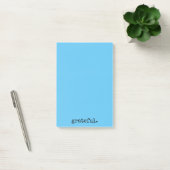 dankbaarheid typografie blauw post-it® notes (Kantoor)