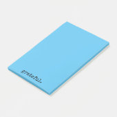 dankbaarheid typografie blauw post-it® notes (Schuin)