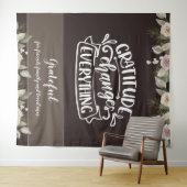 Dankbaarheid Verandert Alles Moderne Foto Achtergr Wandkleed (In Situ (horizontaal))