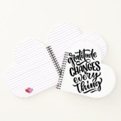 Dankbaarheid verandert alles notitieboek (Binnen)