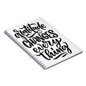 Dankbaarheid verandert alles notitieboek (Rechterzijde)