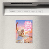 Dankbaarheid verandert alles Sunset Beach Poster Magneet (Insitu (Vaatwasser))