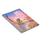 Dankbaarheid verandert alles Sunset Beach Poster Notitieboek (Rechterzijde)