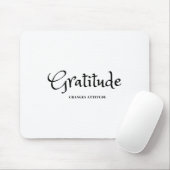 Dankbaarheid Verandert Houding Thanksgiving Herfst Muismat (Met muis)