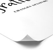 Dankbaarheid Verandert Houding Thanksgiving Herfst Poster (Hoek)