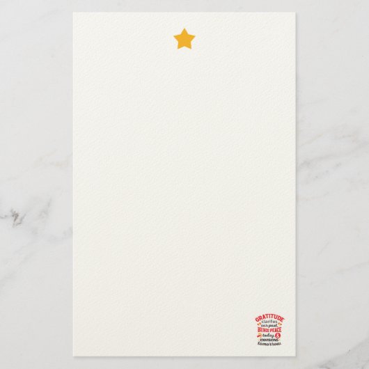 Dankbaarheid verheldert onze verleden tijd – Inspi Briefpapier (Voorkant)
