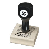 Dankbaarheid verheldert onze verleden tijd – Inspi Rubberstempel (Stempel)
