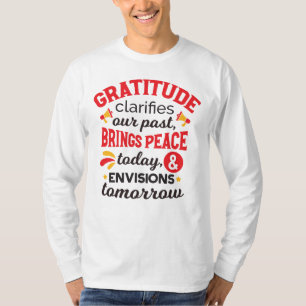 Dankbaarheid verheldert onze verleden tijd – Inspi T-shirt