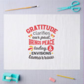 Dankbaarheid verheldert onze verleden tijd – Inspi Tissuepapier (Craft)