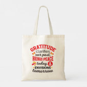 Dankbaarheid verheldert onze verleden tijd – Inspi Tote Bag (Achterkant)