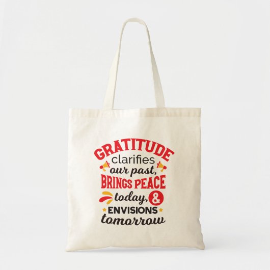 Dankbaarheid verheldert onze verleden tijd – Inspi Tote Bag (Voorkant)