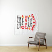 Dankbaarheid verheldert onze verleden tijd – Inspi Wandkleed (In Situ (horizontaal))