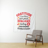 Dankbaarheid verheldert onze verleden tijd – Inspi Wandkleed (In situ)