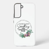 Dankbaarheid Vibes White Samsung Galaxy Hoesje (Achterkant)