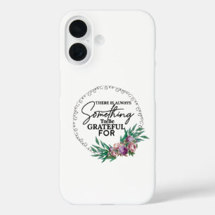Dankbaarheid Vibes - Wit iPhone 16 Hoesje