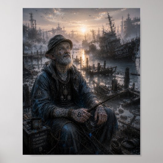 Dankbaarheid / Visser / Een Stille Haven Poster (Voorkant)