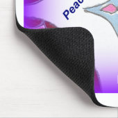 "Dankbaarheid Vrede Liefde Verenig" Mandala Art Pr Muismat (Hoek)