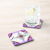 "Dankbaarheid Vrede Liefde Verenig" Mandala Art Pr Onderzetter (Rechterzijde)