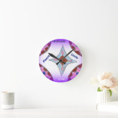 "Dankbaarheid Vrede Liefde Verenig" Mandala Art Pr Ronde Klok (Huis)