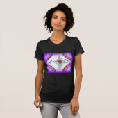 "Dankbaarheid Vrede Liefde Verenig" Mandala Art Pr T-shirt (Voorkant volledig)